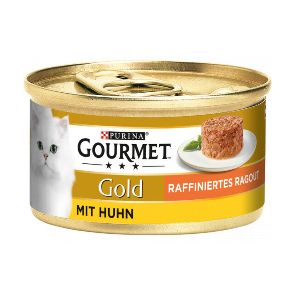 Gourmet Gold Ragout Raffinesse Huhn Katzennassnahrung 85g