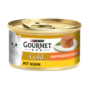 Gourmet Gold Ragout Raffinesse Huhn Katzennassnahrung 85g