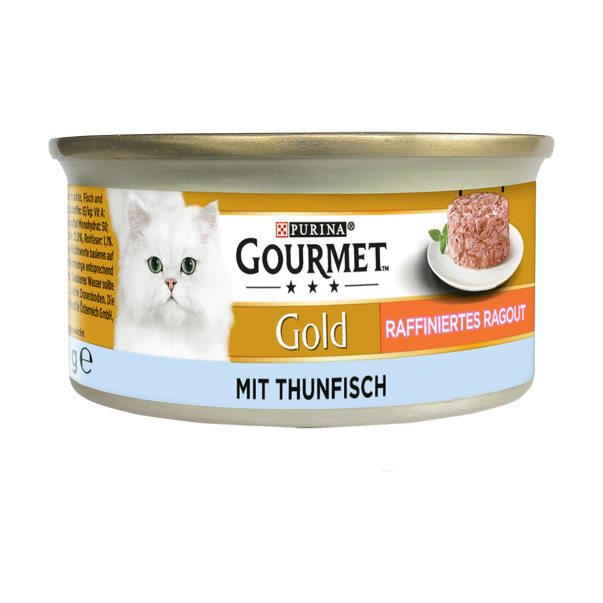 Gourmet Gold Ragout Raffinesse Thunfisch Katzennassnahrung 85g