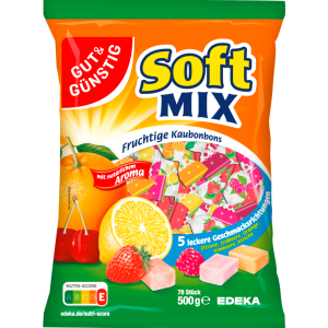 GUT&GÜNSTIG Soft Mix Kaubonbons 500g