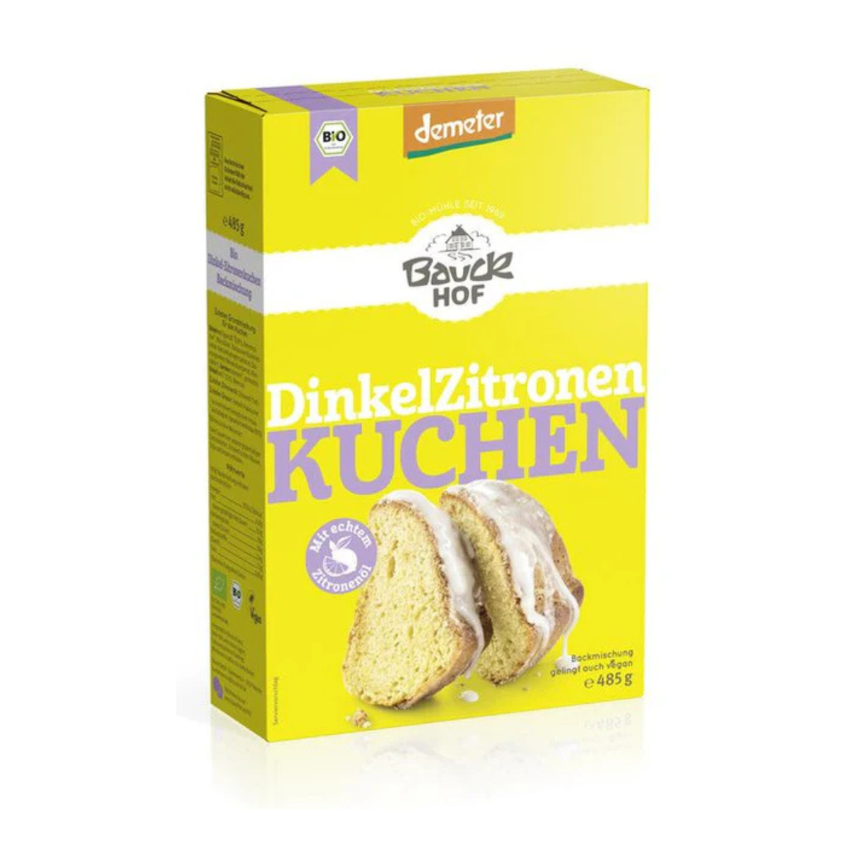 Demeter Bauckhof Dinkel Zitronenkuchen 485g