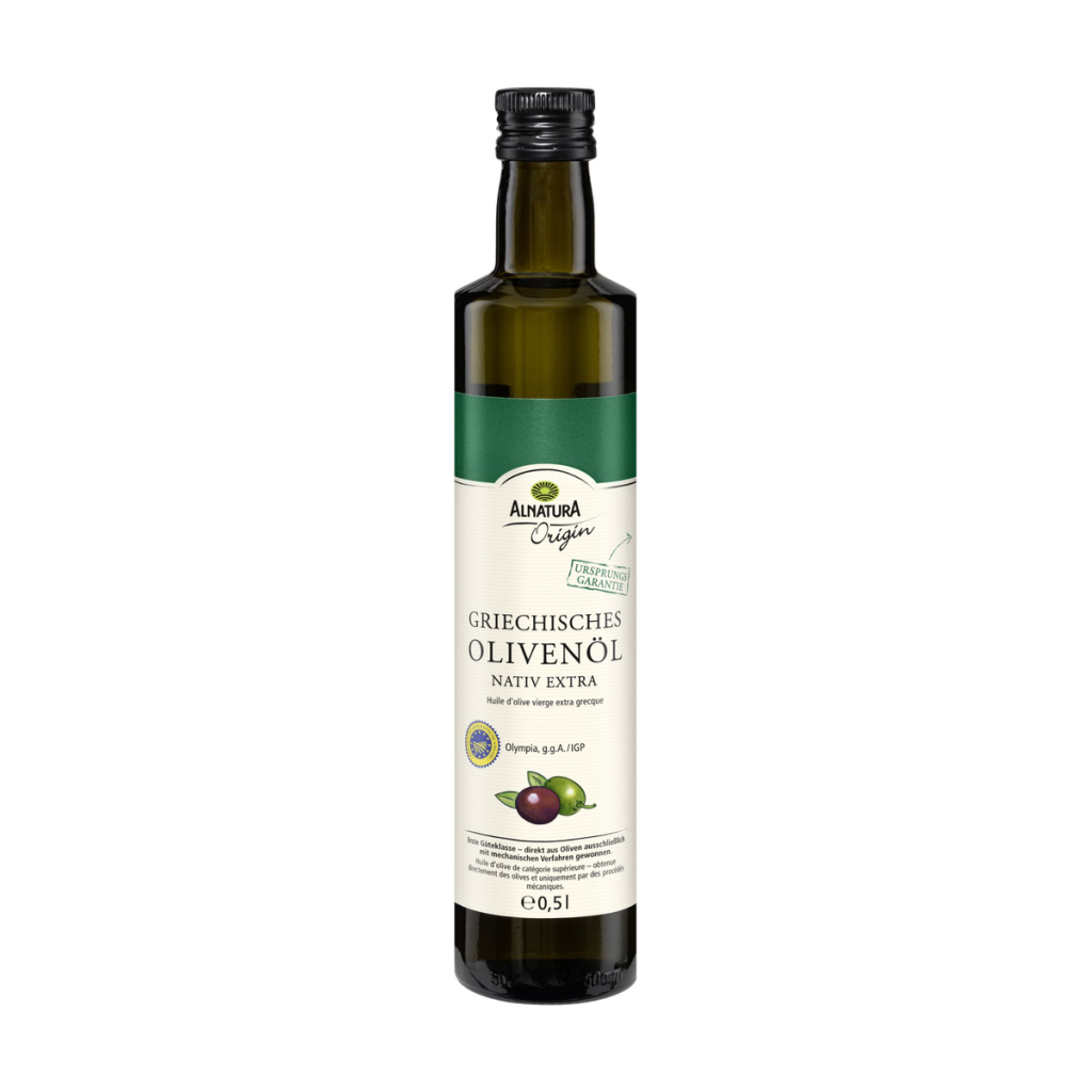Bio Alnatura griechisches natives Olivenöl extra 0,5l