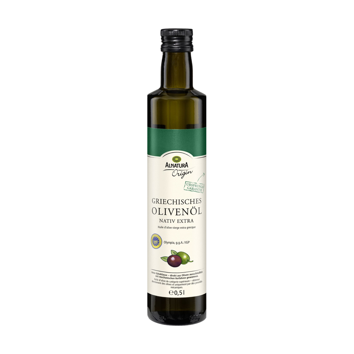 Bio Alnatura griechisches natives Olivenöl extra 0,5l