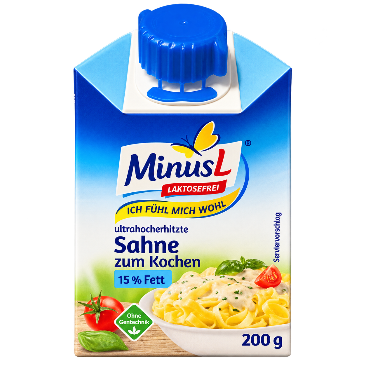 MinusL Sahne zum Kochen 15% 200g