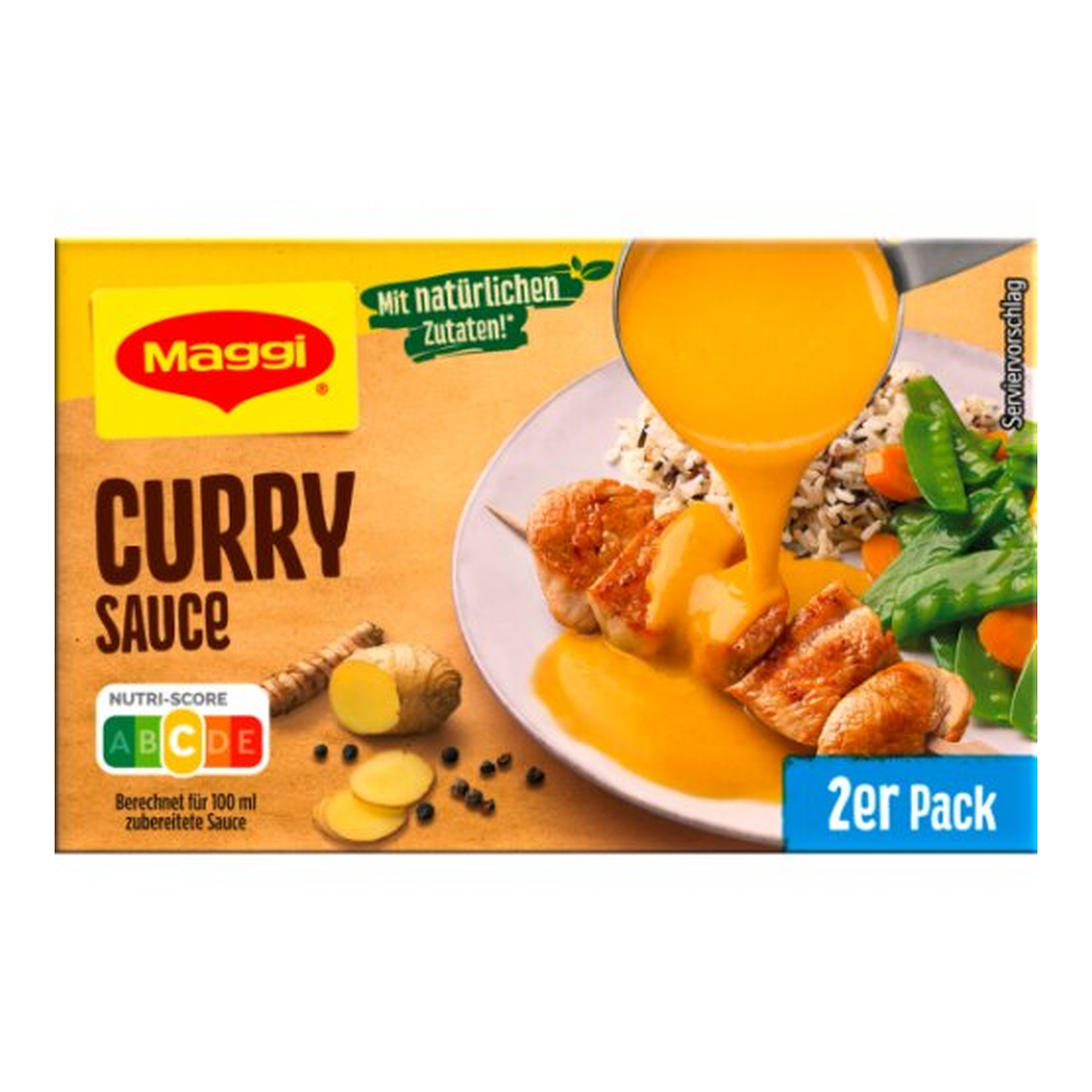 Maggi Деликатесный соус карри, 2x250ml