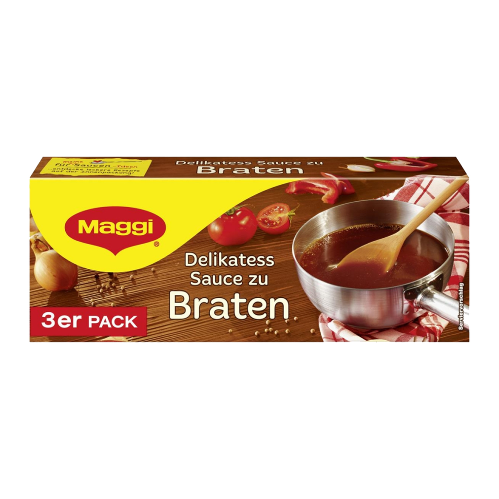 Maggi Delikatess Sauce zu Braten für 3x250ml