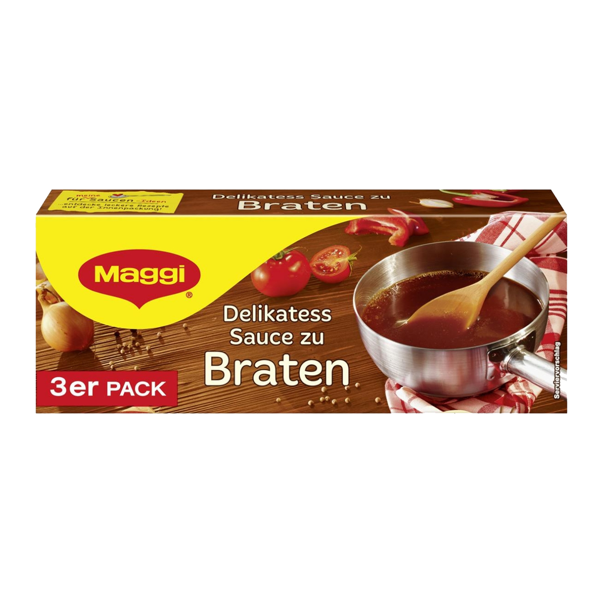 Maggi Delikatess Sauce zu Braten für 3x250ml