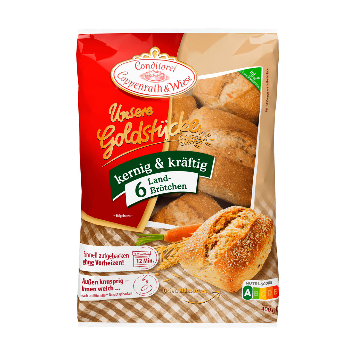 Coppenrath&Wiese Land Brötchen 6ST 400g