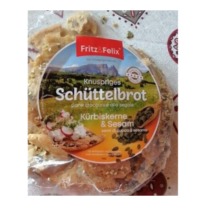 Fritz+Felix Schüttelbrot Kürbis Sesam 150g