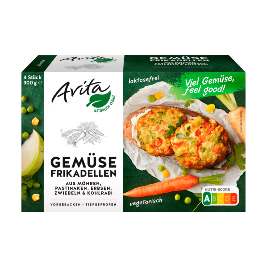 Avita Gemüse-Frikadelle 4ST 300g