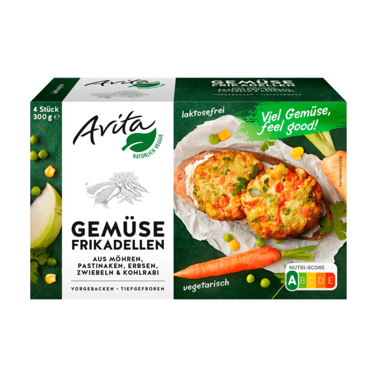 Avita Gemüse-Frikadelle 4ST 300g