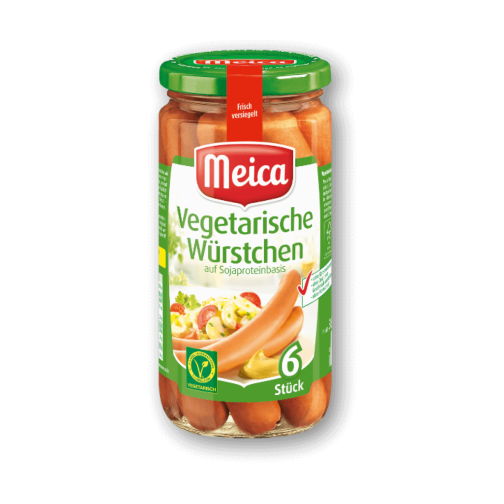 Meica 6 vegetarische Wiener 380g