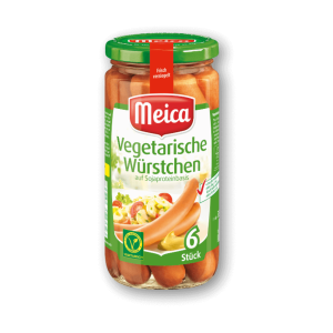 Meica 6 vegetarische Wiener 380g