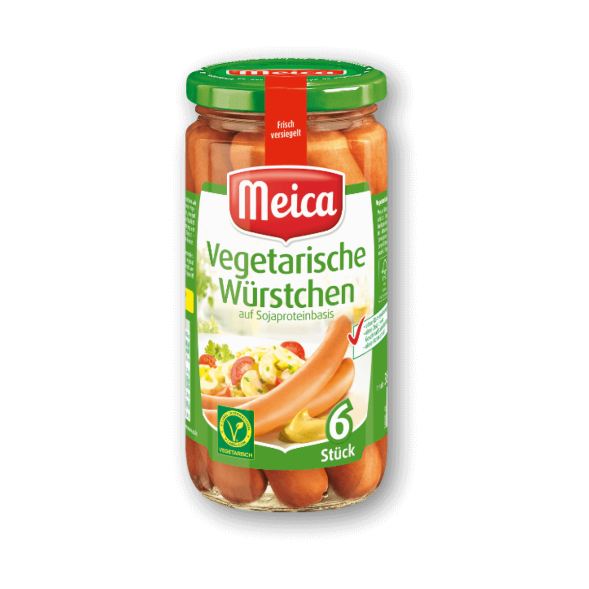 Meica 6 vegetarische Wiener 380g