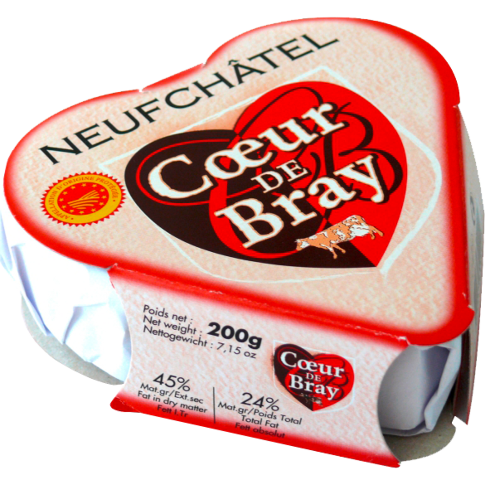 Neufchatel Coer de Bray AOP 45% Vollfettstufe Prepack 200g