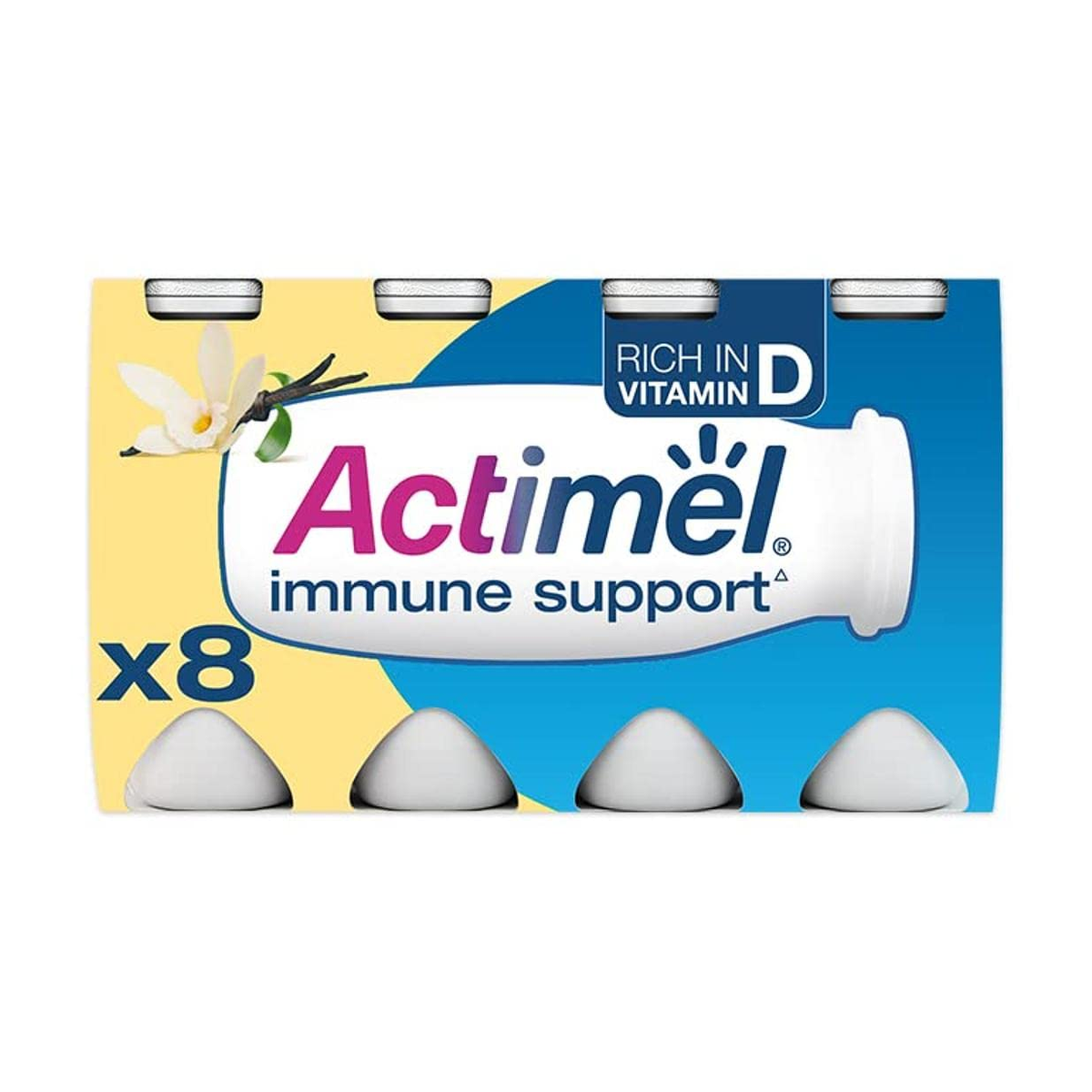 Actimel Напиток ваниль 8x100g