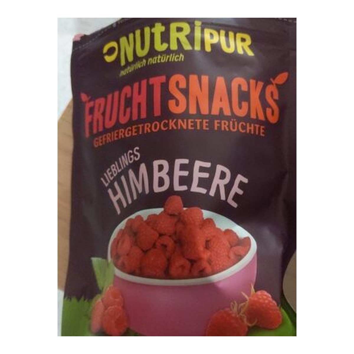 FruchtSnacks Himbeeren gefriergetrocknet für Smoothies, Müsli oder Joghurt 25g