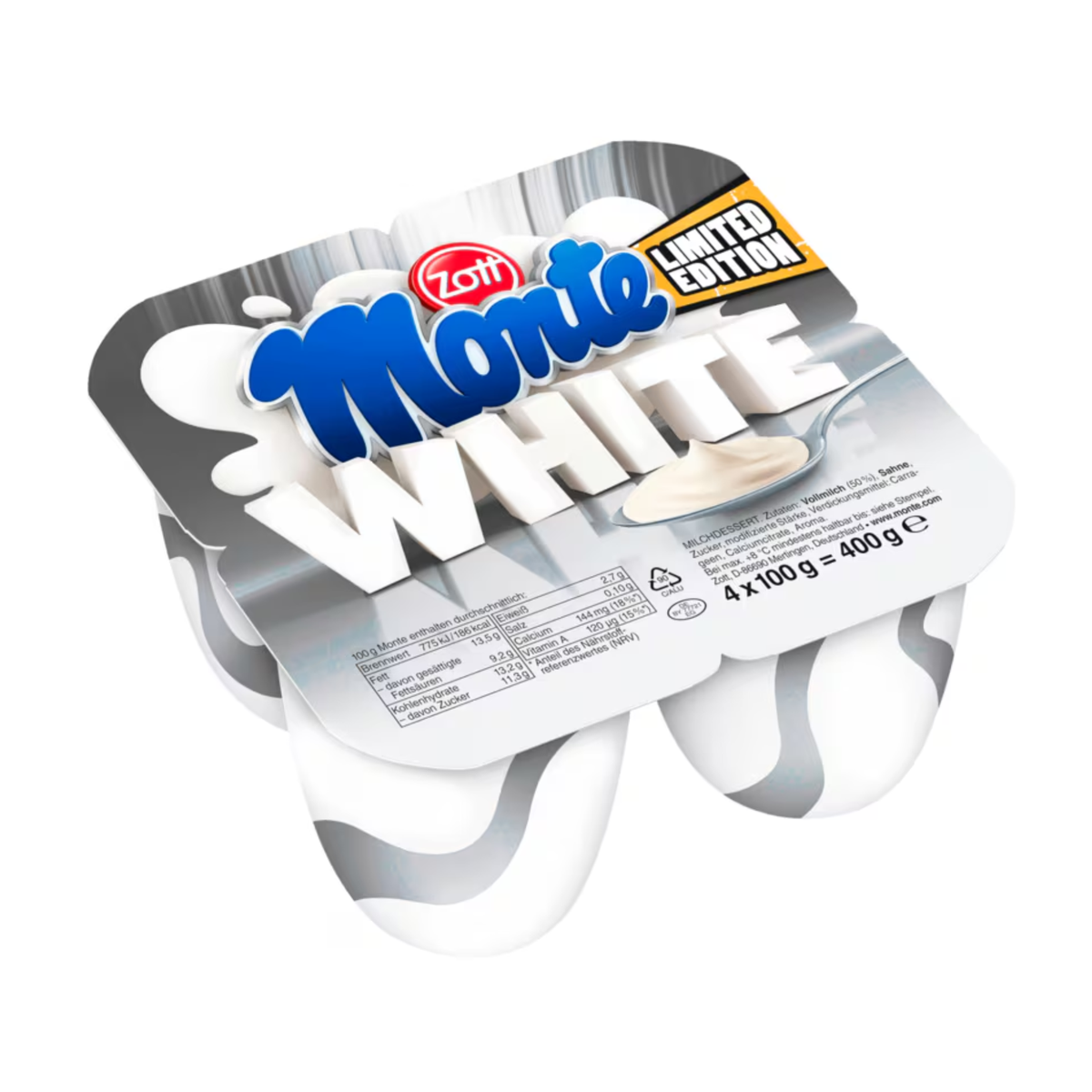 Zott Monte White 4x100g