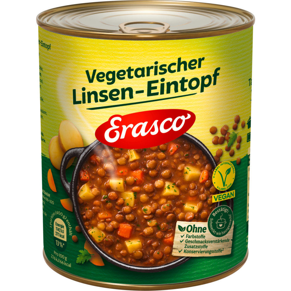 Erasco Linsentopf vegetarisch 800g