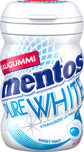mentos Gum Pure White Sweet Mint 70g