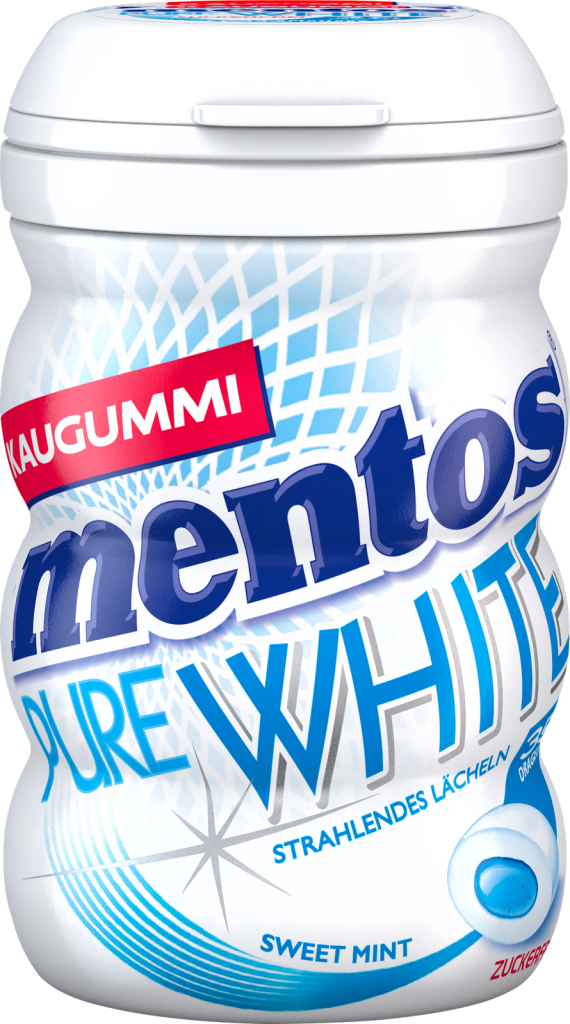 mentos Gum Pure White Sweet Mint 70g