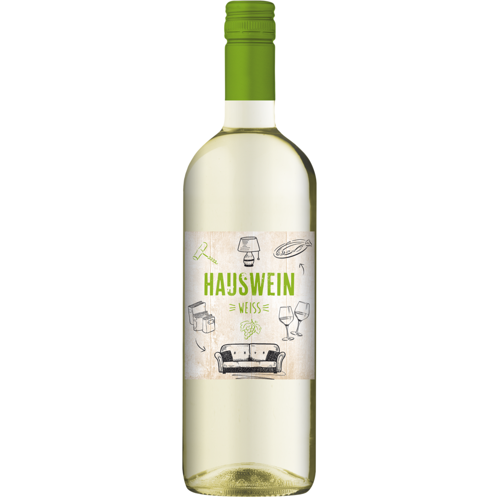 Hauswein Weiss Pfalz halbtrocken QbA 1l