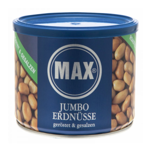 MAX Jumbo Erdnüsse geröstet&gesalzen 300g