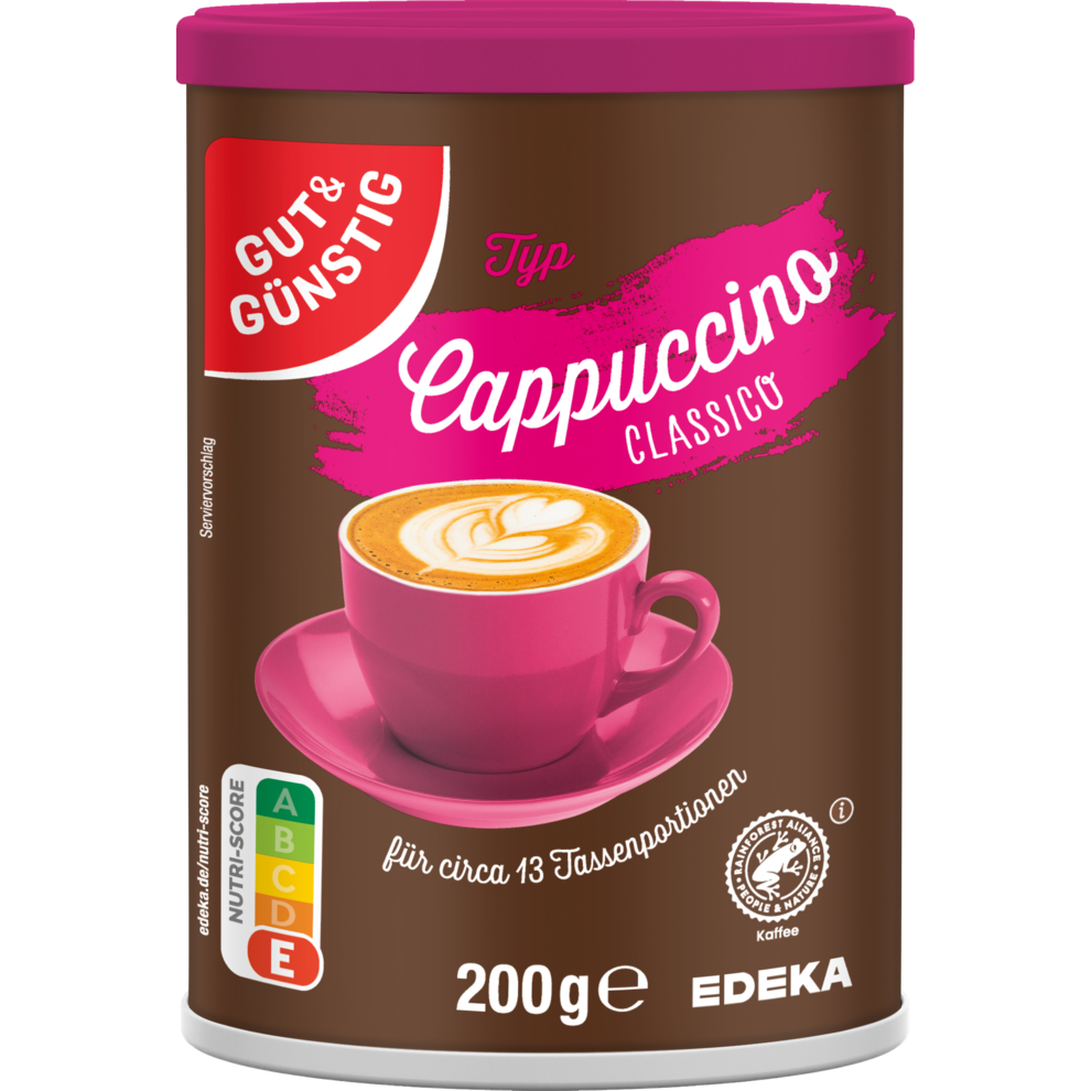 GUT&GÜNSTIG Cappuccino classico  200g