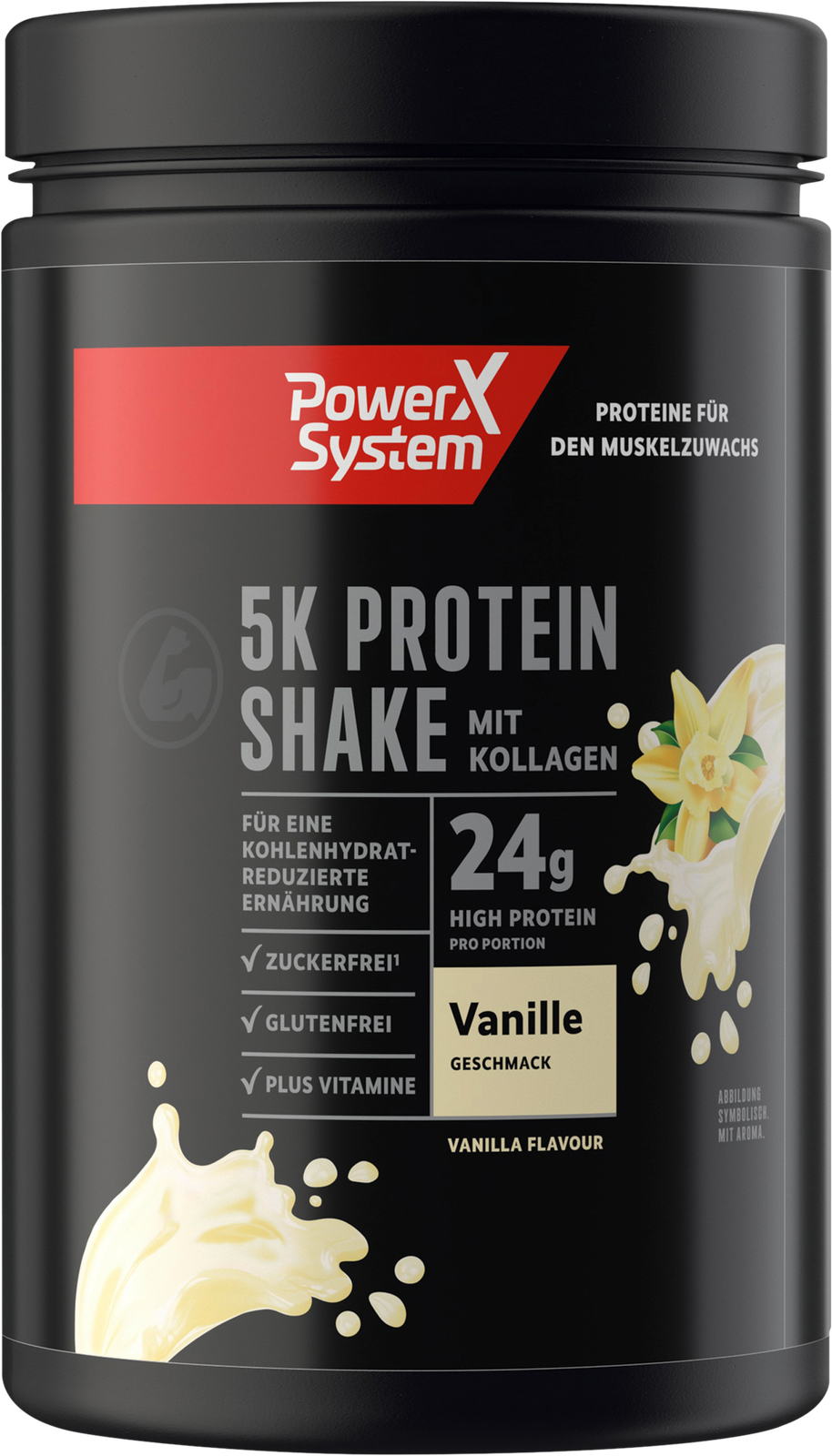 Power System Active Lifestyle 5K Protein Shake Sahne-Vanille 360g
