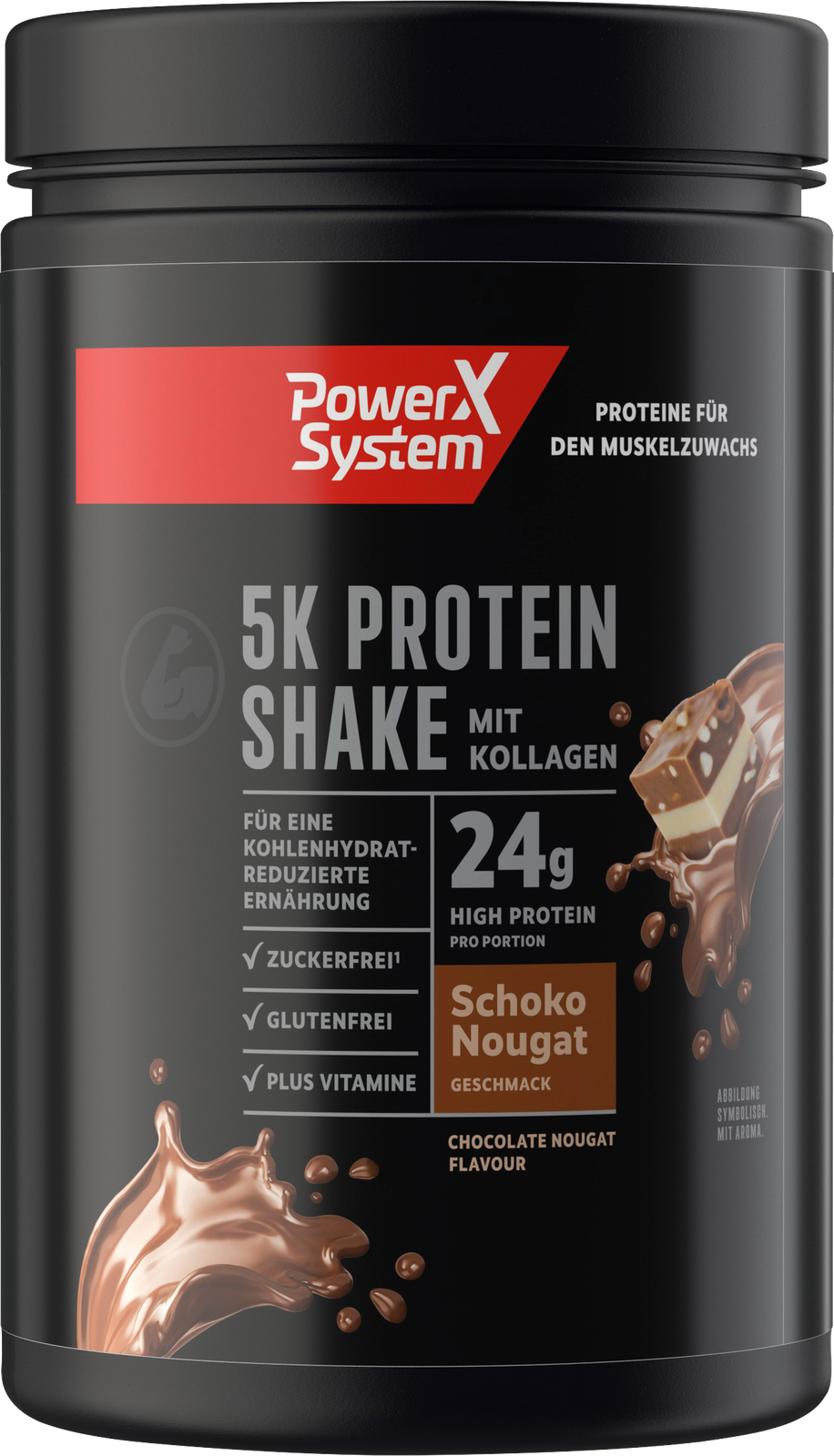Power System Active Lifestyle 5K Protein Shake Schoko-Nougat 360g
