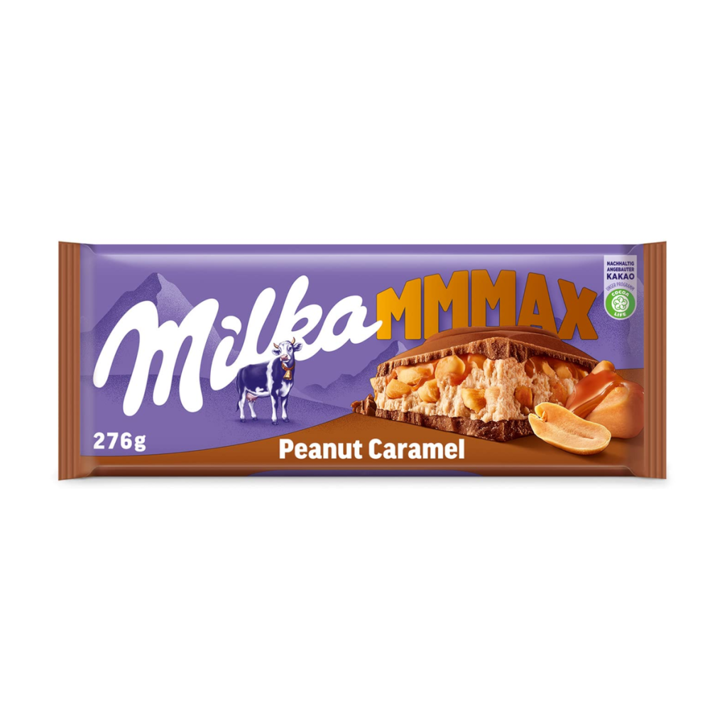 Milka Шоколад арахис карамель плитка 276g