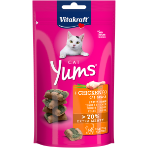 Vitakraft Cat Yums Huhn&Katzengras 40g