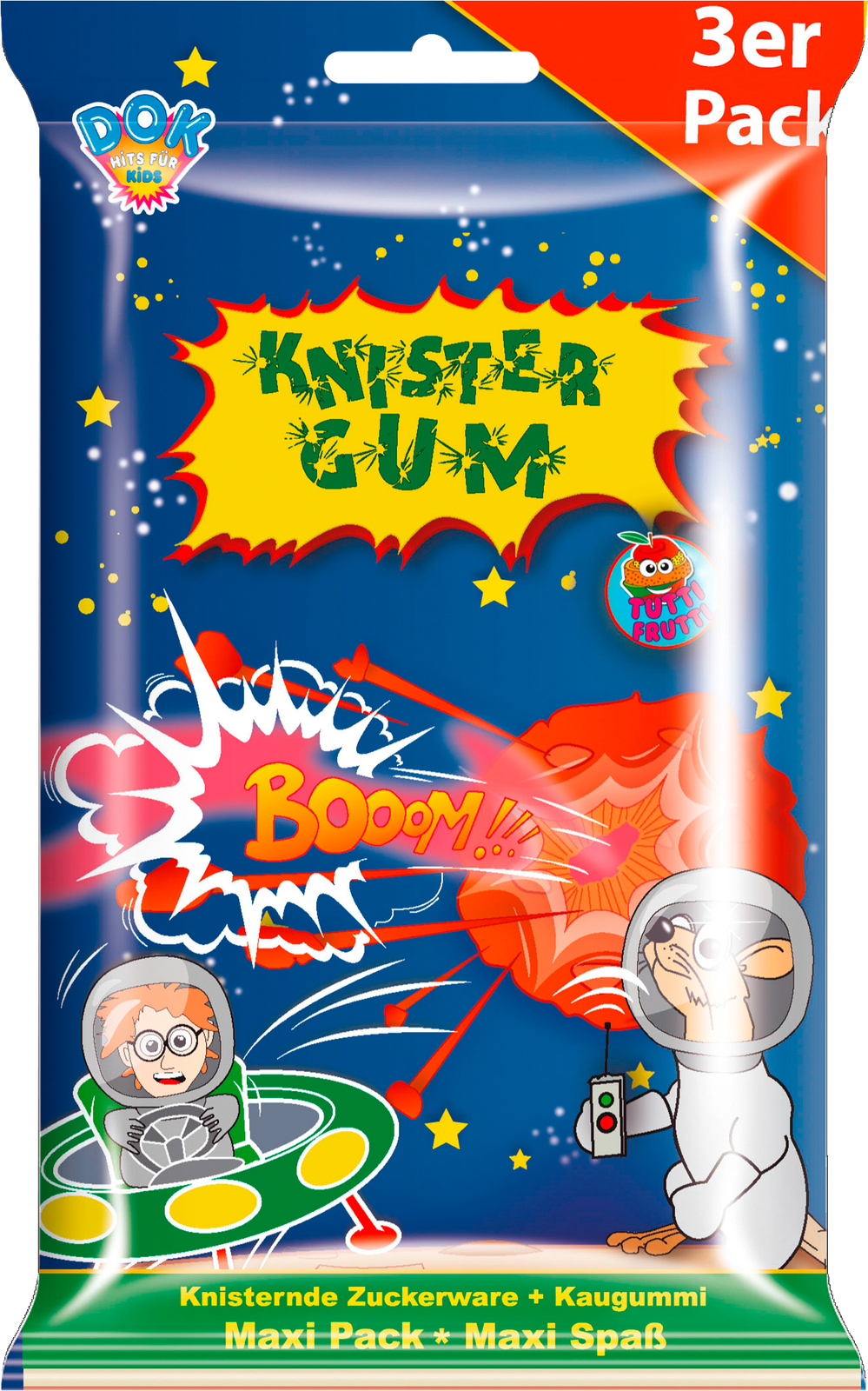 Knister Gum Tutti Frutti 3ST 30g