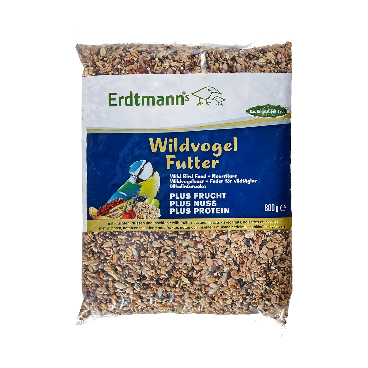 Erdtmanns Wildvogelfutter Plus 800g