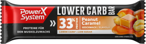 Power System Active Lifestyle Lower Carb Bar Karamell-Erdnuss 45g