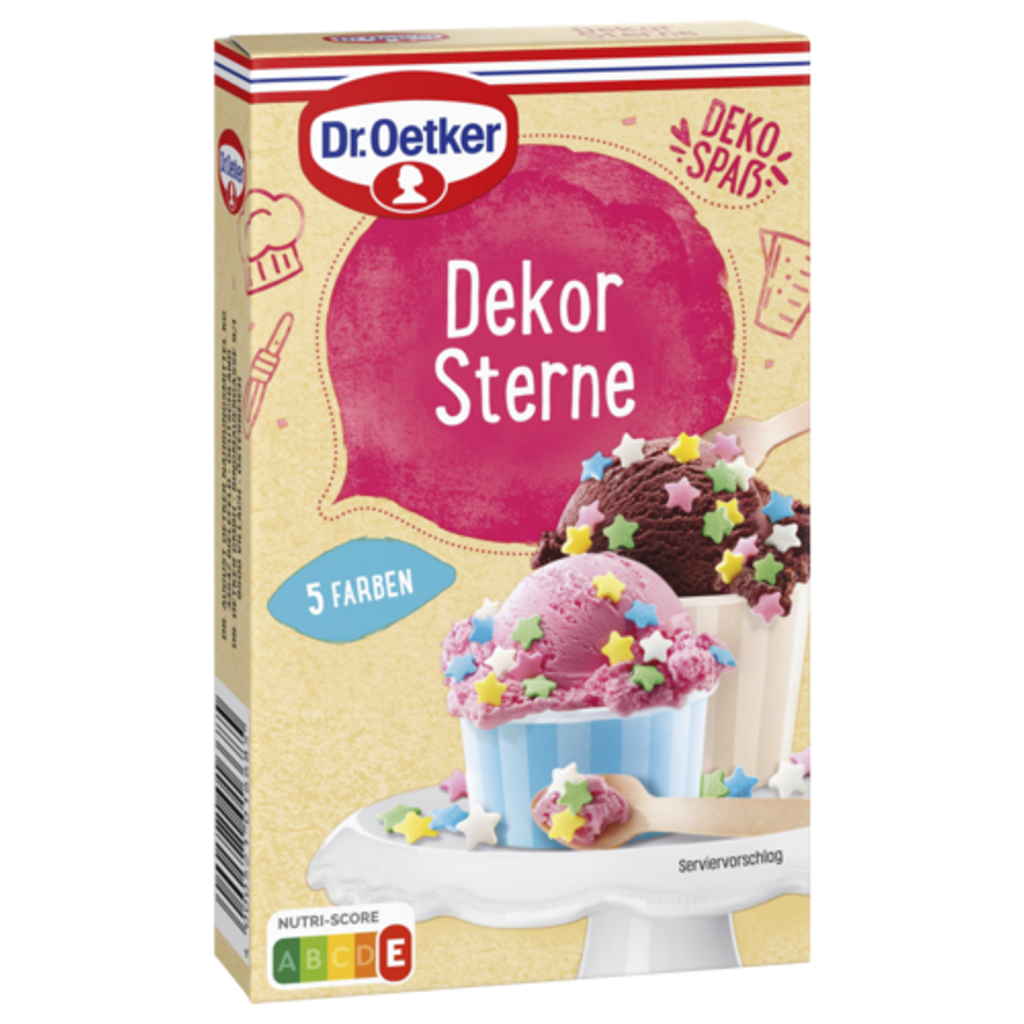 Dr.Oetker Dekor Sterne 60g