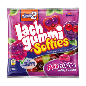 Nimm2 Lachgummi Softies Rote Früchte 225g