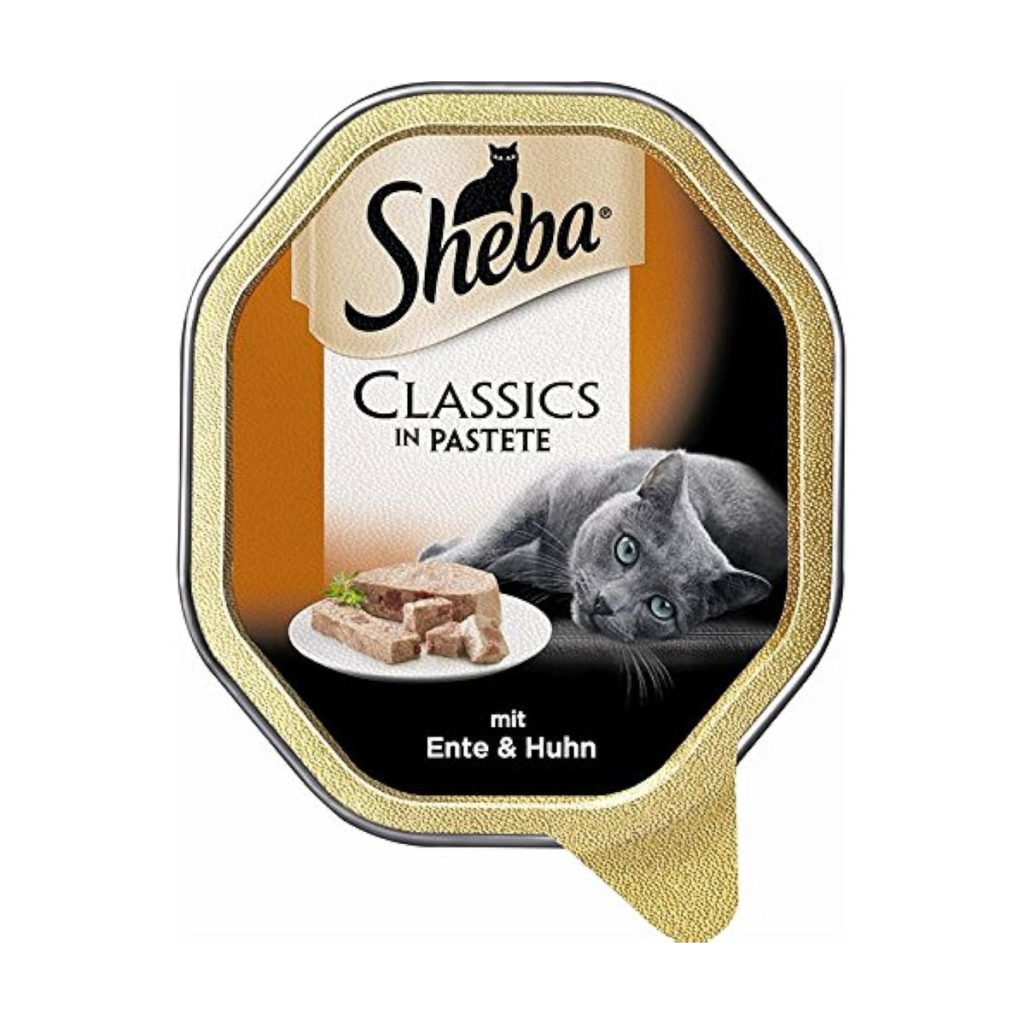 Sheba Classics mit Ente+Huhn 85g