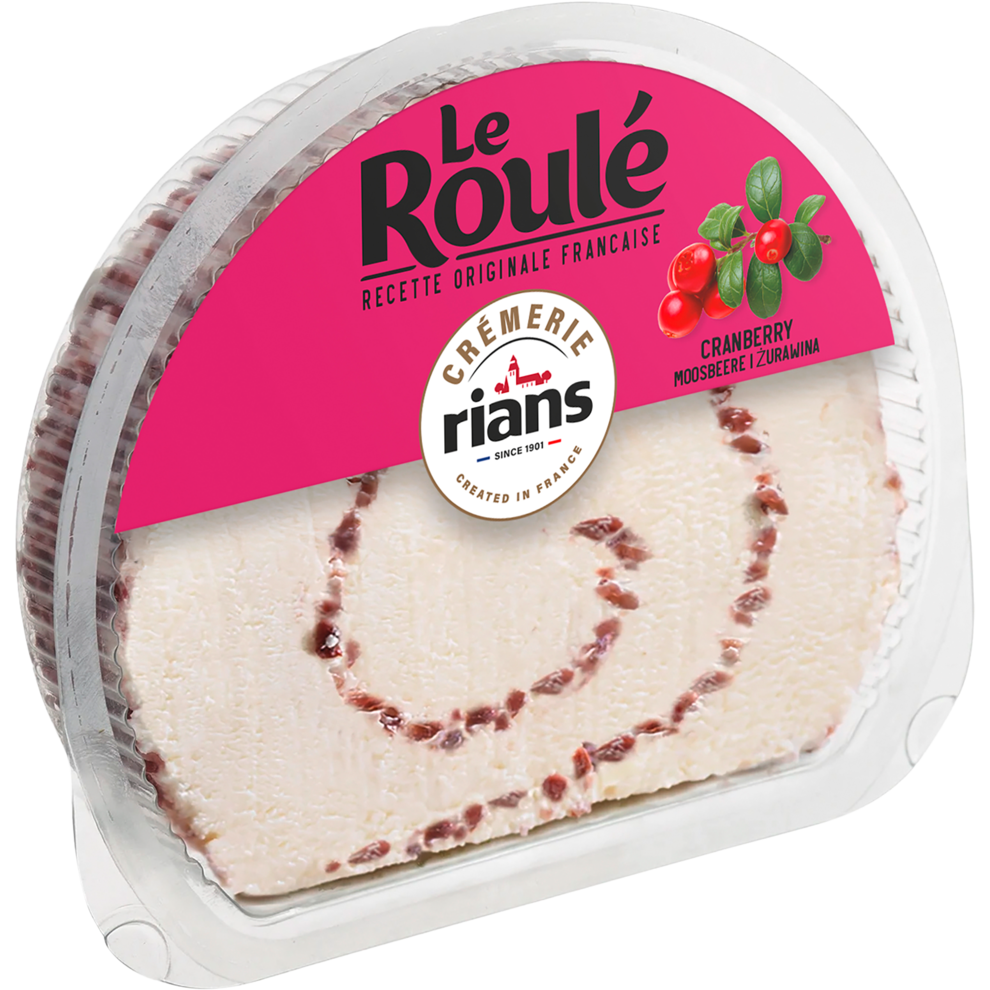 Roule Клюква 65% двойные сливки 125g