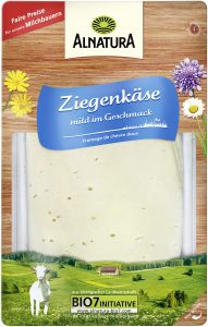 Bio Alnatura Ziegengouda in Scheiben 50% Rahmstufe 125g