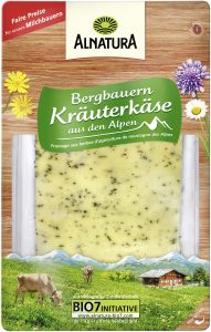 Bio Alnatura Alpen-Kräuterkäse in Scheiben 50% Rahmstufe 125g