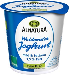 Bio Alnatura йогурт натуральный 1,5% 150g