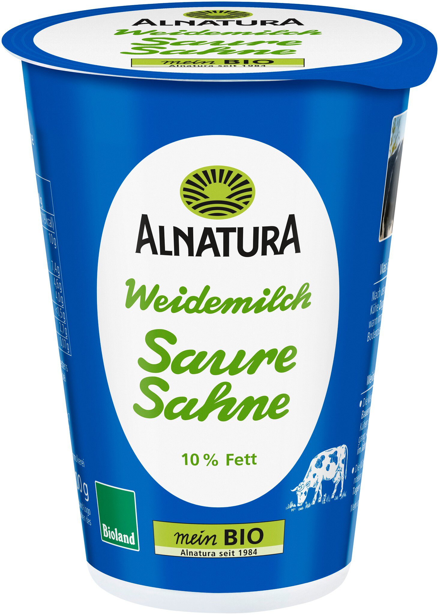 Bio Alnatura Saure Sahne Weidemilch 200g