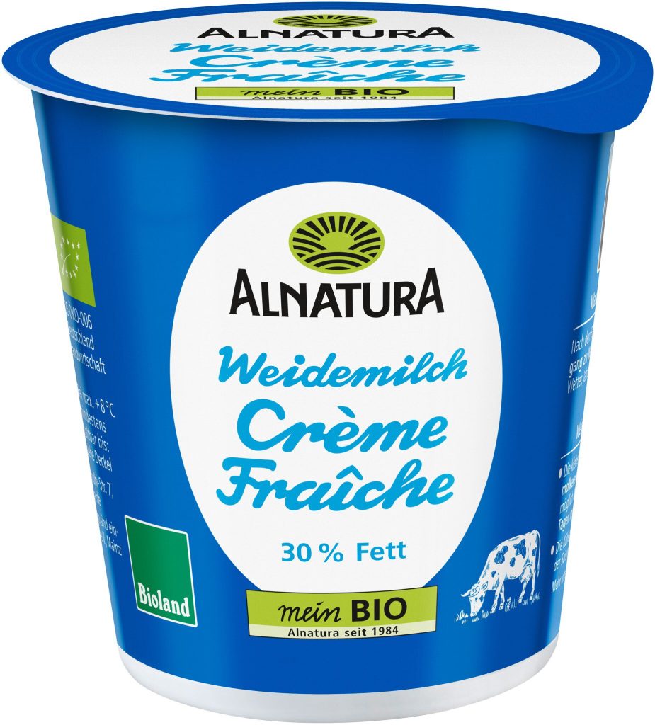 Bio Alnatura Weidemilch Creme Fraiche 150g
