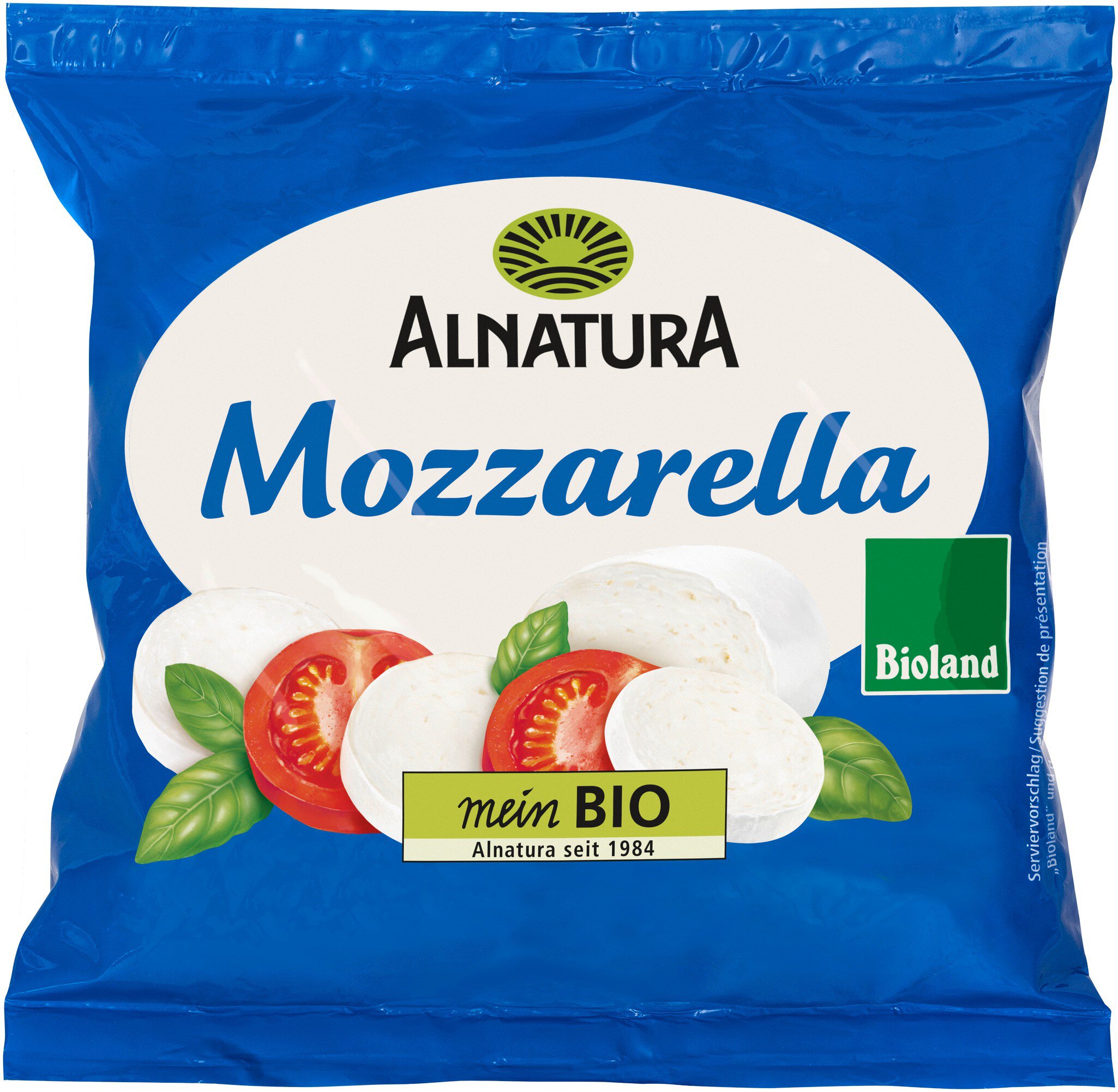 Bio Alnatura моцарелла 45% полножирный 200g