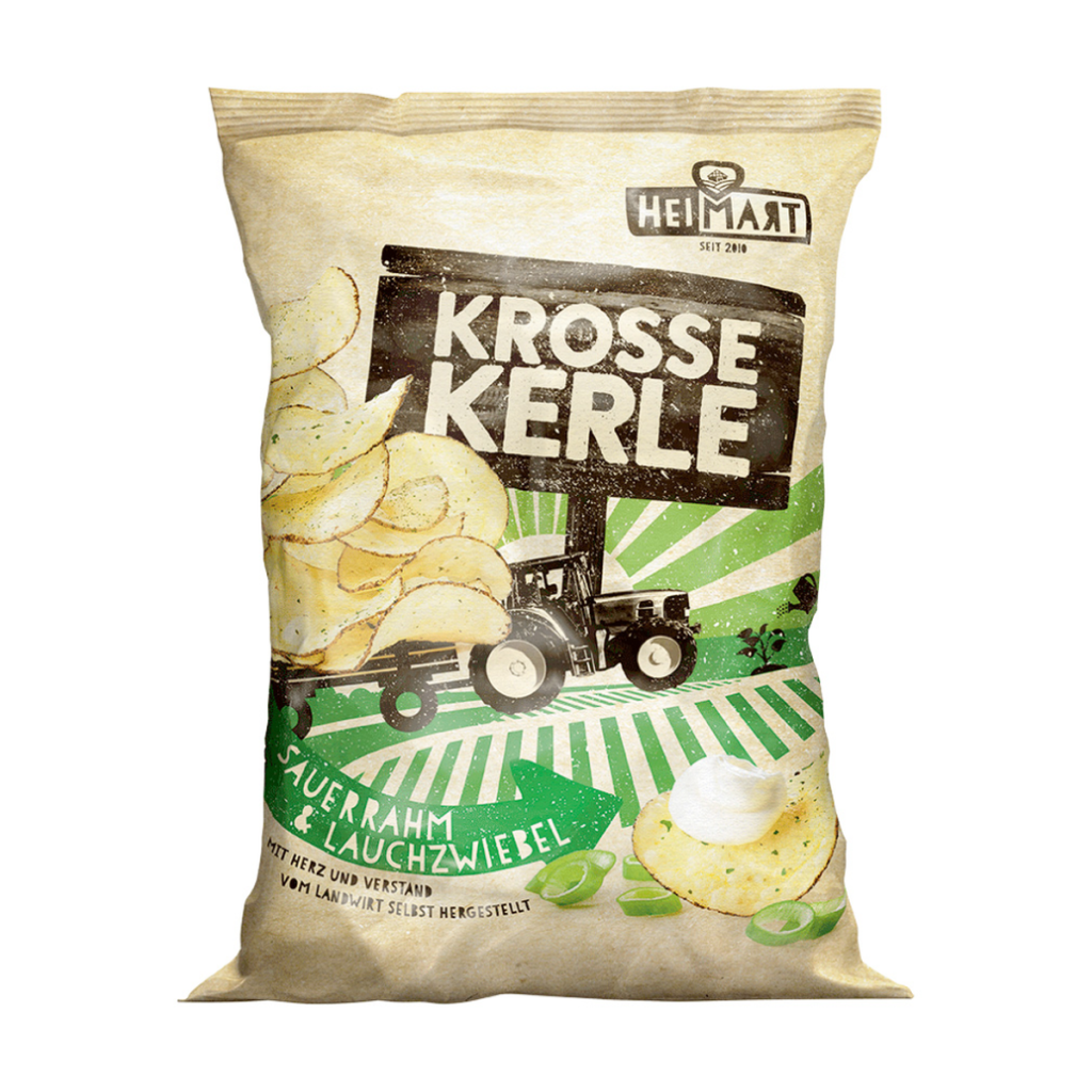 Heimart Krosse Kerle Sauerrahm&Lauchzwiebel 115g
