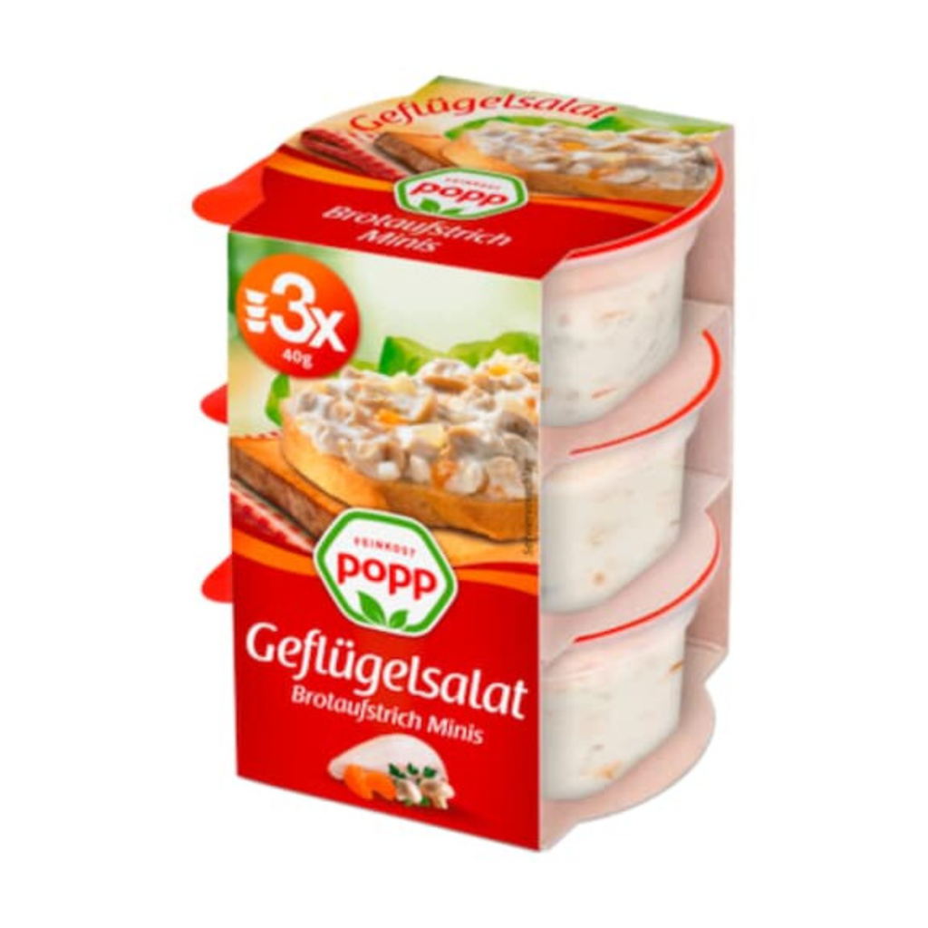 Popp Geflügelsalat 3x40g