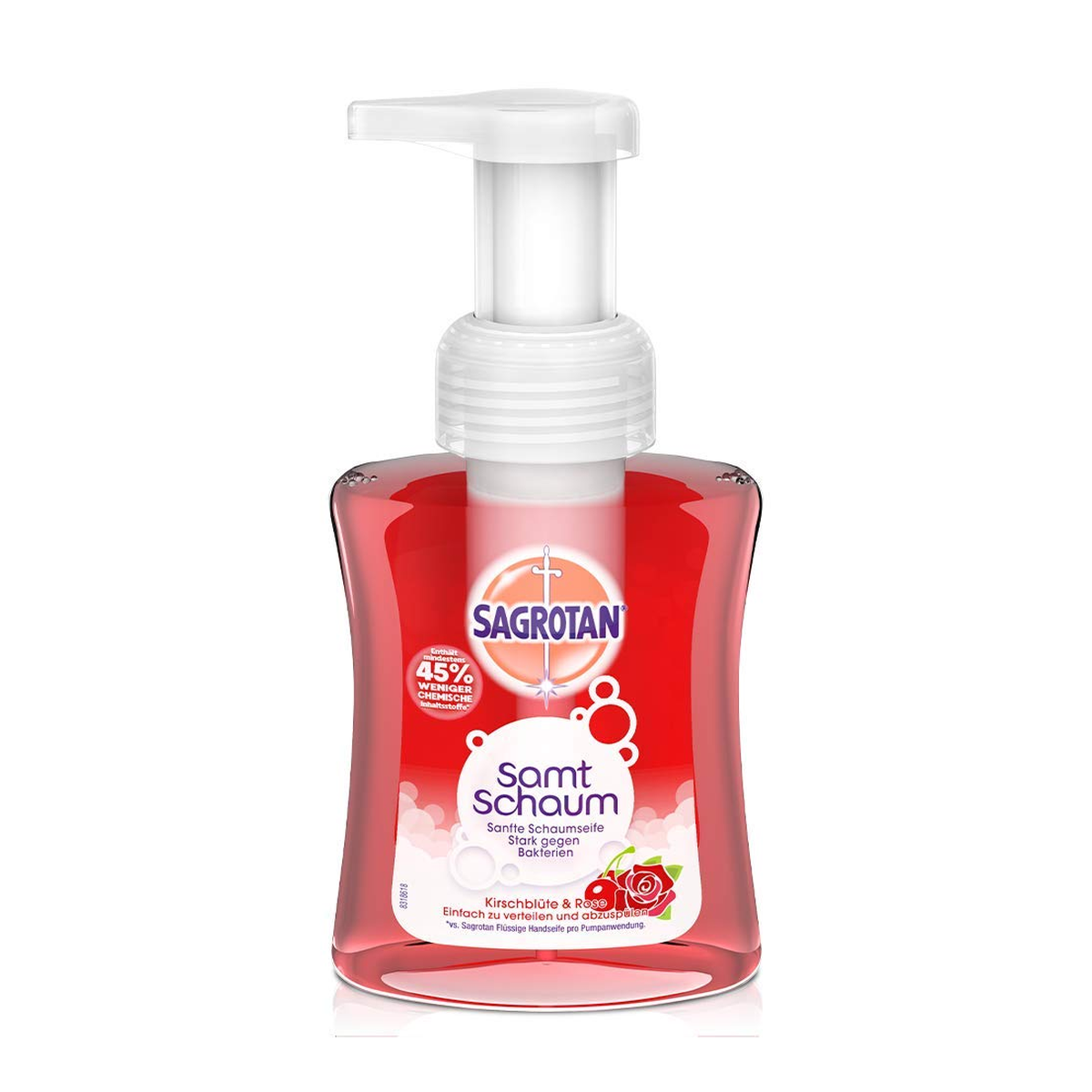 Sagrotan Samtschaum Seife Kirschblüte&Rose 250ml