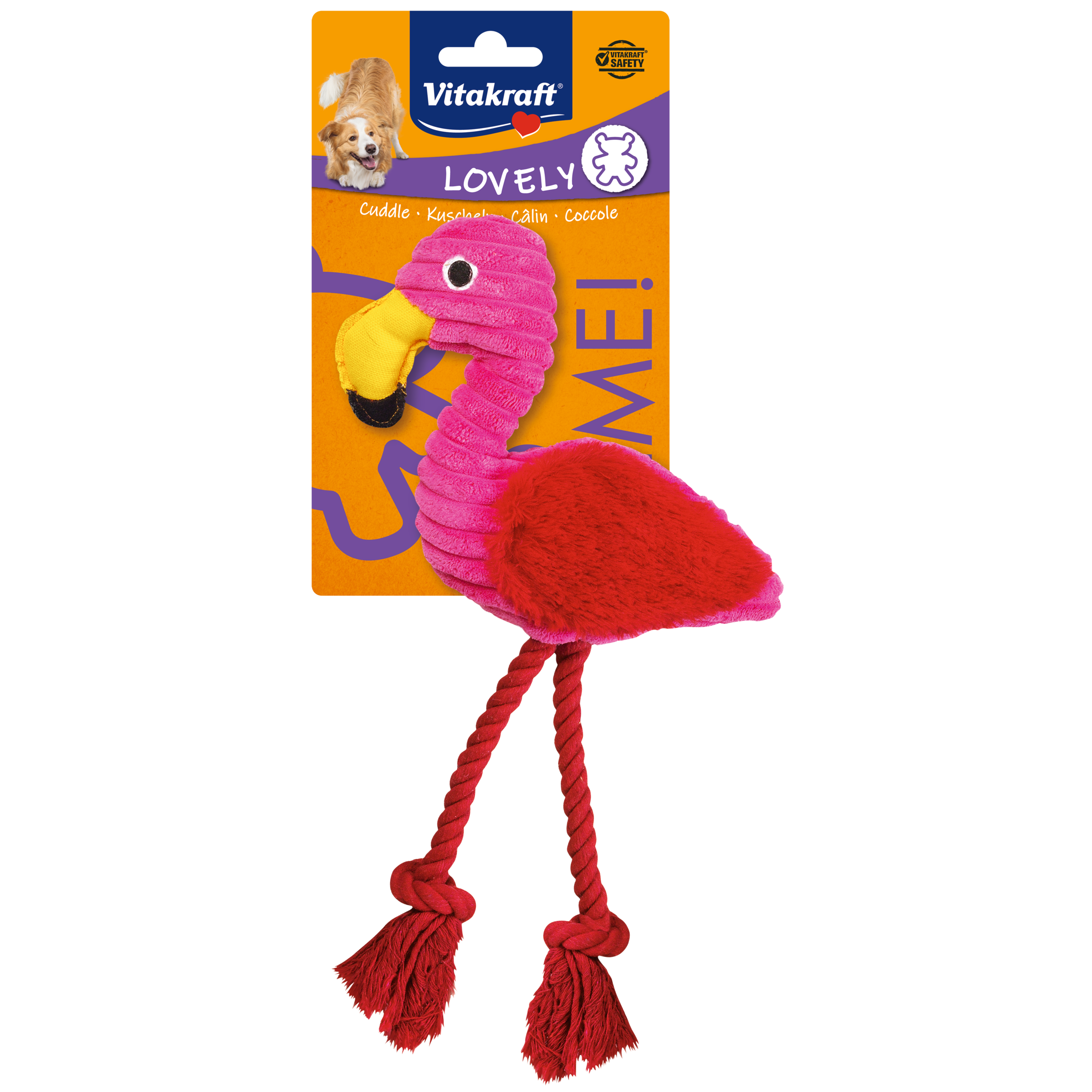 Vitakraft For You Safari Line Plüsch-Flamingo