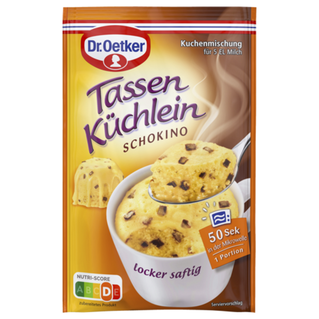 Dr.Oetker Tassenküchlein Schokino 50g